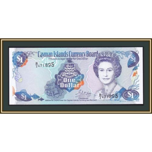 Каймановы о-ва 1 доллар 1996 P-16 (16b) UNC