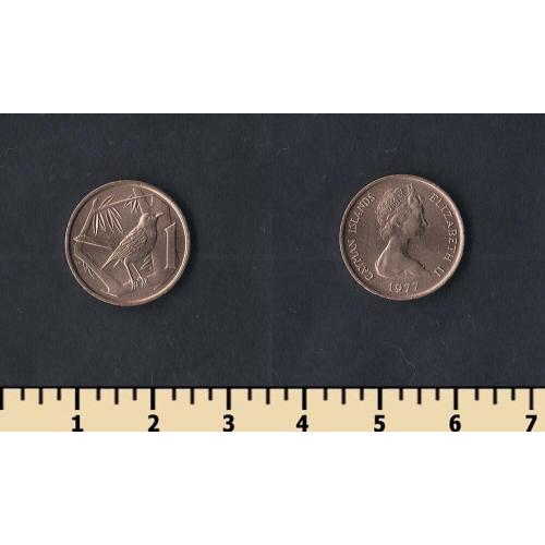 Каймановы острова 1 цент 1977