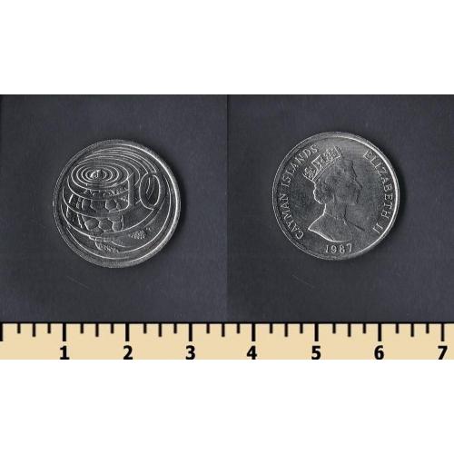 Каймановы острова 10 центов 1987