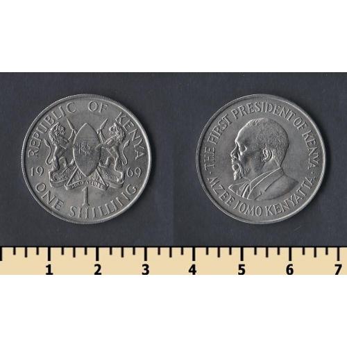 Кения 1 шиллинг 1969