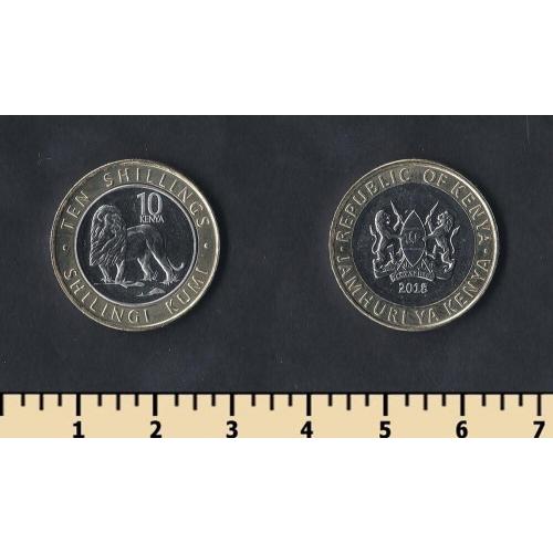 Кения 10 шиллингов 2018