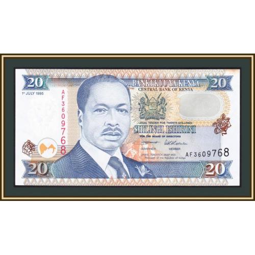 Кения 20 шиллингов 1995 P-32 a-UNC / UNC