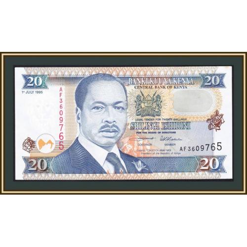 Кения 20 шиллингов 1995 P-32 a-UNC / UNC