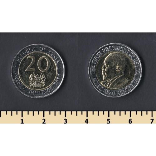 Кения 20 шиллингов 2010