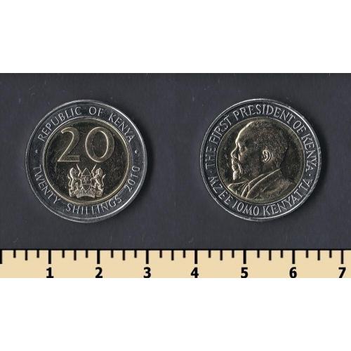 Кения 20 шиллингов 2010