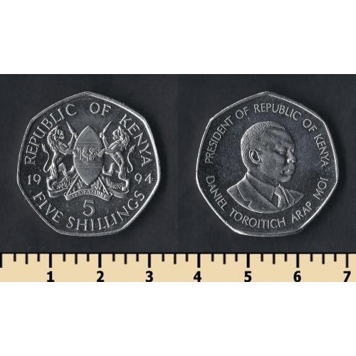 Кения 5 шиллингов 1994