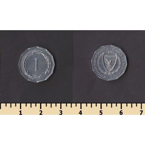 Кипр 1 мил 1963