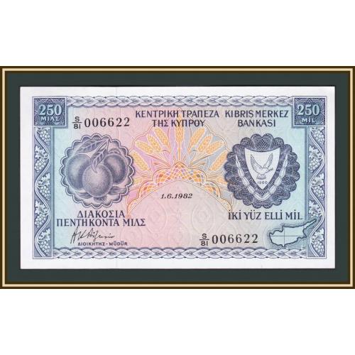 Кипр 250 милс 1982 P-41 (41c.8) UNC
