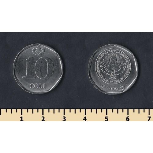 Киргизия 10 сом 2009