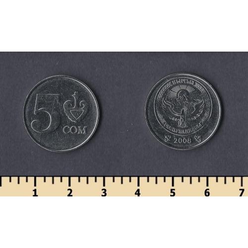 Киргизия 5 сом 2008