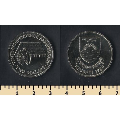 Кирибати 2 доллара 1989