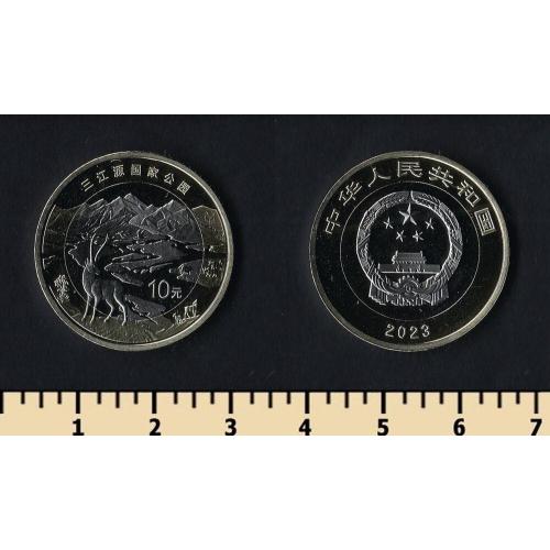 Китай 10 юаней 2023