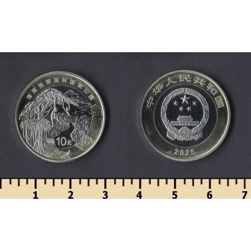 Китай 10 юаней 2025