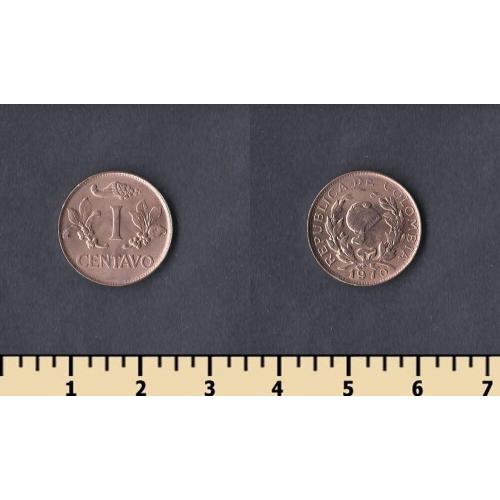 Колумбия 1 сентаво 1970