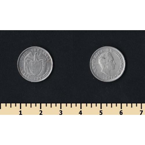 Колумбия 10 сентаво 1941