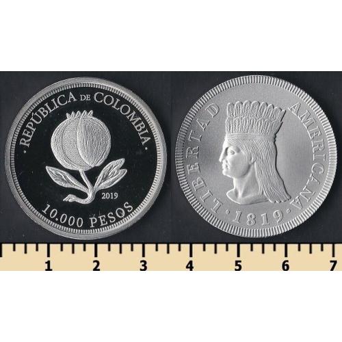 Колумбия 10000 песо 2019
