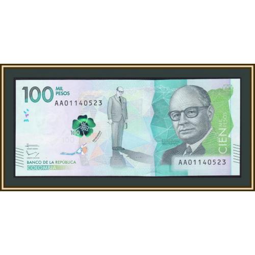 Колумбия 100000 песо 2014 P-463 (463a) UNC