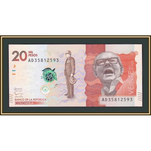 Колумбия 20000 песо 2016 P-461 (461b) UNC