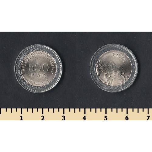 Колумбия 500 песо 2021