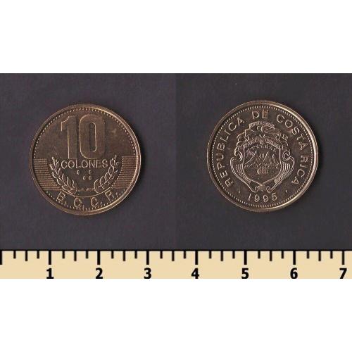 Коста-Рика 10 колон 1995