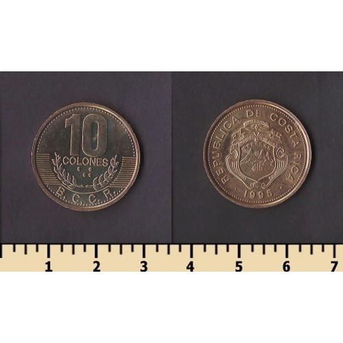 Коста-Рика 10 колон 1995