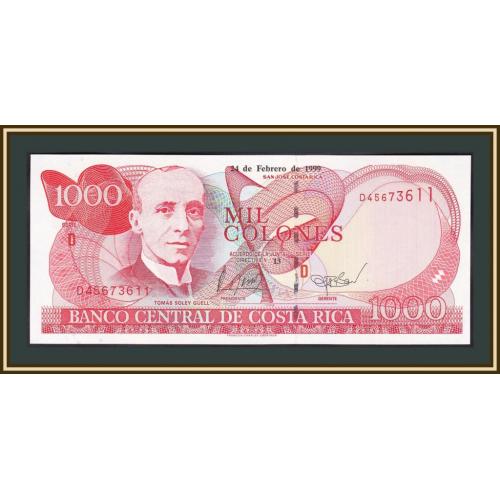 Коста-Рика 1000 колонов 1999 P-264 (264c) UNC