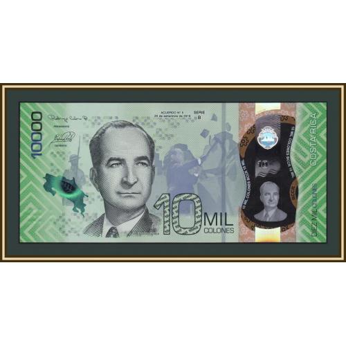 Коста-Рика 10000 колонов 2019 (2021) UNC