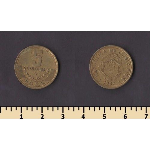 Коста-Рика 5 колон 1997