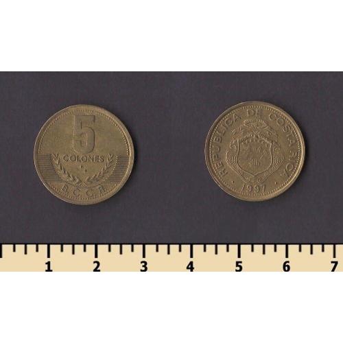 Коста-Рика 5 колон 1997