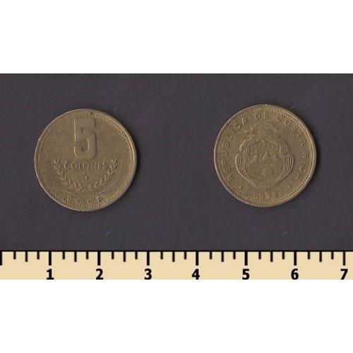 Коста-Рика 5 колон 1999