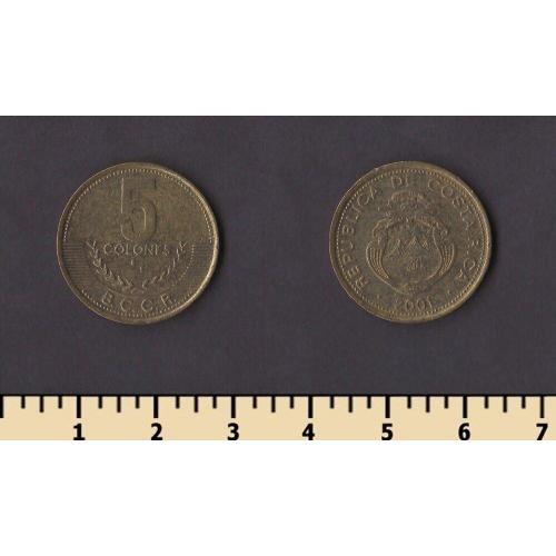 Коста-Рика 5 колон 2001