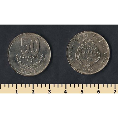 Коста-Рика 50 колон 1999
