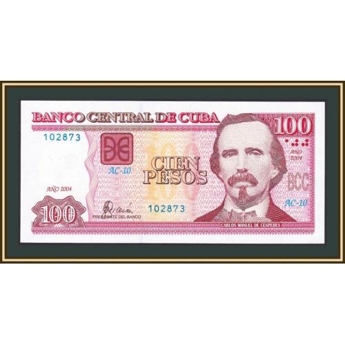 Куба 100 песо 2004 P-129 (129a) UNC