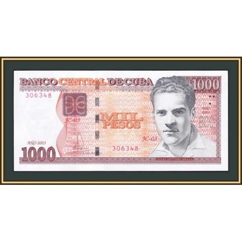 Куба 1000 песо 2023 P-132 а-UNC
