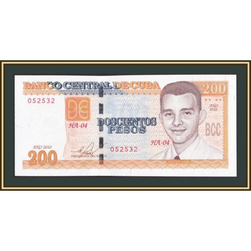 Куба 200 песо 2010 P-130 (130a) UNC
