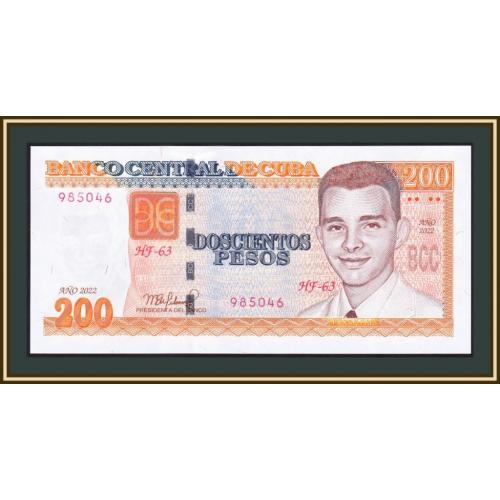 Куба 200 песо 2022 P-130 (130f) UNC