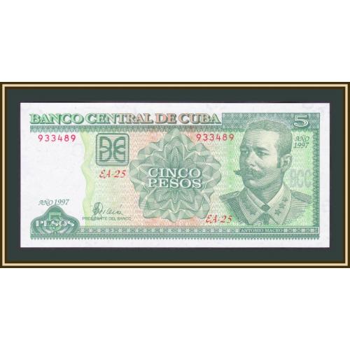 Куба 5 песо 1997 P-116 (116a) UNC