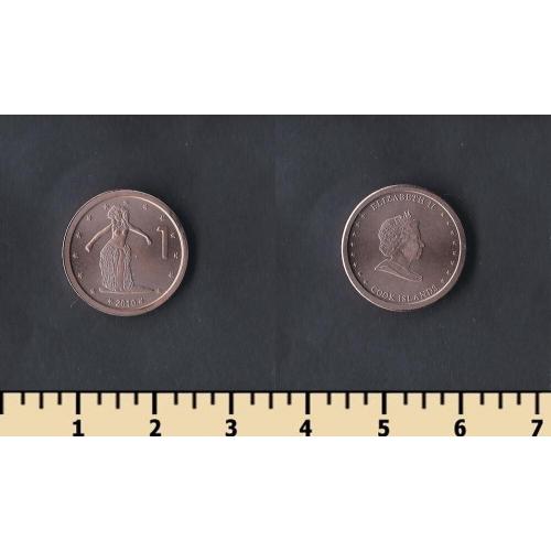 Кука острова 1 цент 2010
