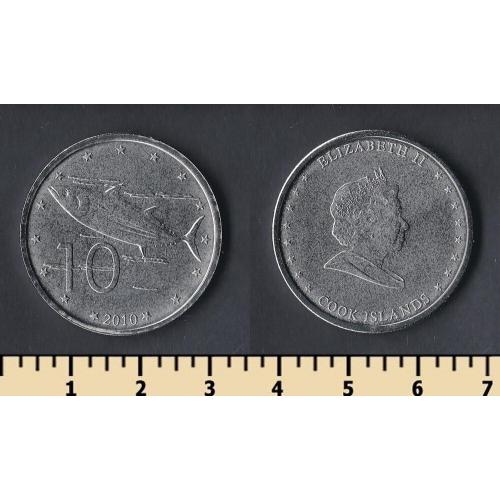 Кука острова 10 центов 2010
