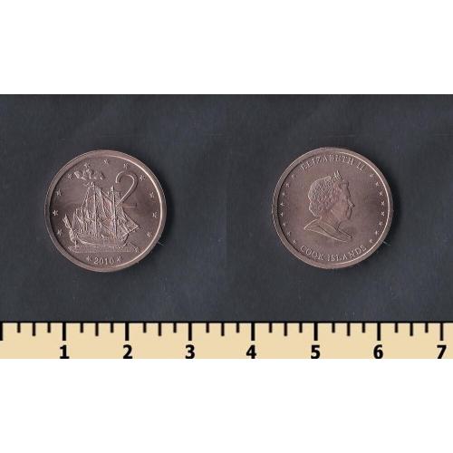Кука острова 2 цента 2010