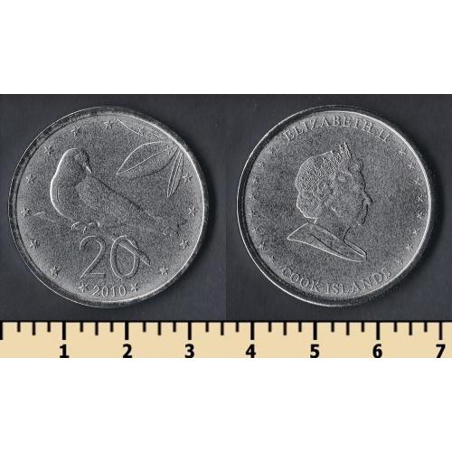 Кука острова 20 центов 2010