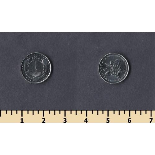 Кюрасао остров 1 цент 2025