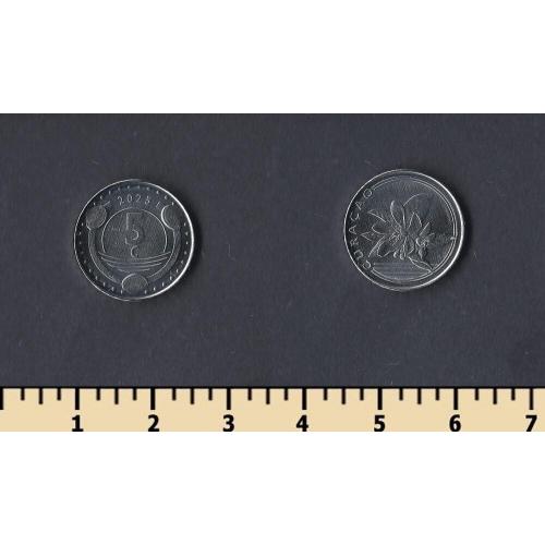 Кюрасао остров 5 центов 2025