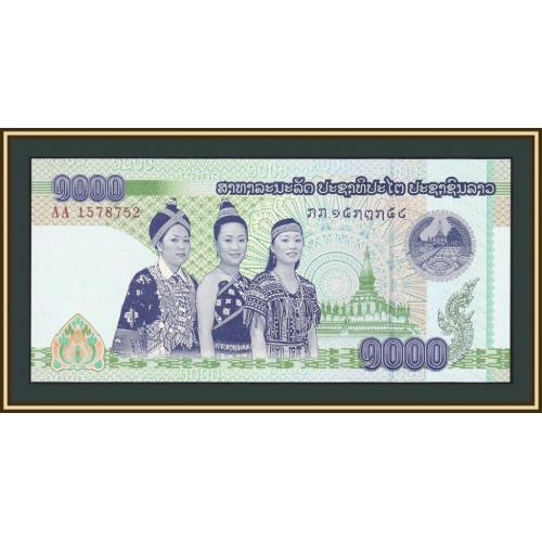 Лаос 1000 кип 2008 P-39 (39a) UNC
