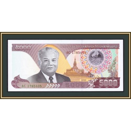 Лаос 5000 кип 2020 (2022) P-34 (34c) UNC Новинка!