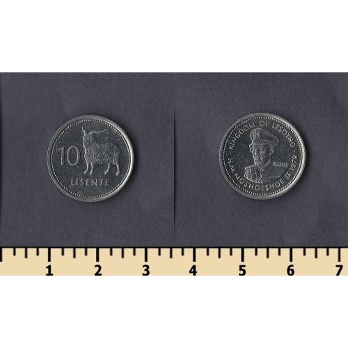 Лесото 10 лисенте 1979