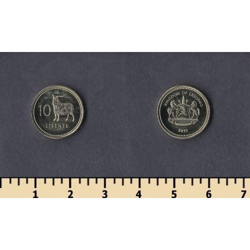 Лесото 10 лисенте 2010