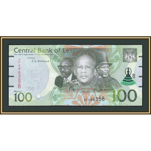 Лесото 100 малоти 2021 P-29 (29a) UNC