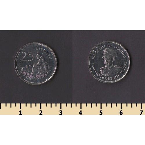 Лесото 25 лисенте 1985