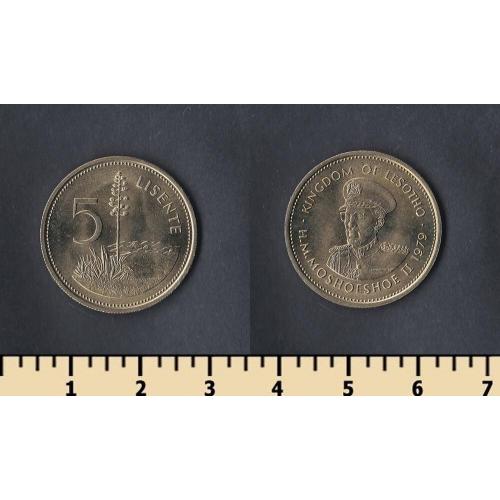Лесото 5 лисенте 1979